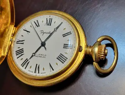 Montre de poche mechanical pocket watch Dynasty 17-jewels Swiss, View more