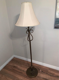 Bronze Wrought Iron Style Floor Lamp