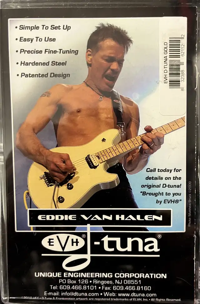 EVH D-Tuna Drop D Tuning System Gold426574316569241603