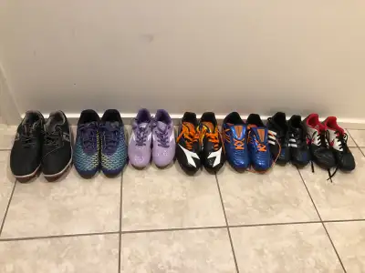 Various pairs (Sizes) of Soccer & Golf Shoes, Youth, View more