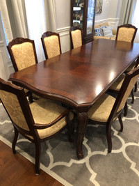 Solid Dining Room Set with Buffet Table