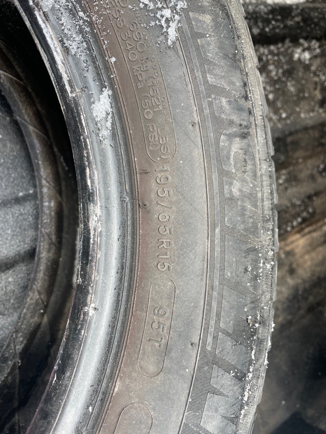 Michelin snow tires 195/65 R15 in Tires & Rims in St. Catharines