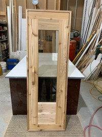 Custom sauna doors new ! 