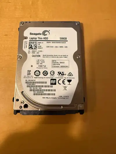 Seagate Thin 500GB Hard Drive , View more