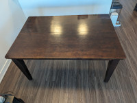 Dining table with extension leaf