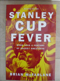 STANLEY CUP FEVER-Written By Brian McFarlane Book.