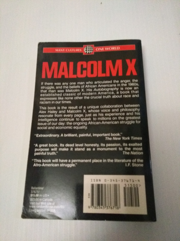 book: Autobiography of Malcolm X in Non-fiction in Cambridge - Image 2