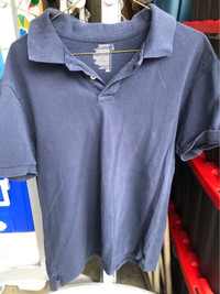 Men's Navy Polo style shirt - LARGE