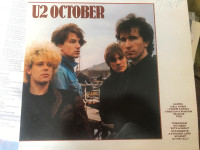 U2 October Cdn LP promo vg++ WOC