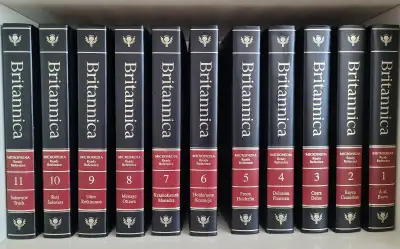 Like New Leather-Bound Britannica Encyclopedia – Full Set, View more