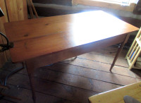 Antique Pine Harvest Table Almost 5ft Long in Good Condition