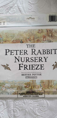 Peter Rabbit (Beatrix Potter) nursery frieze