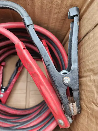 Heavy Duty 20' Long Tractor Trailer Jumper Cables, View more
