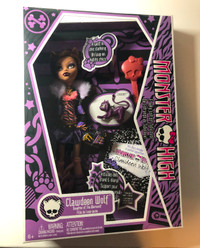 Monster High 2009 doll Clawdeen Wolf MIB $425 OBO