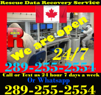 24/7  Rescue Data Recovery  NO  DATA NO CHARGE (289)-255-2554