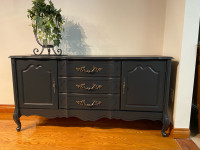SOLD.    Solid wood french provincial sideboard 