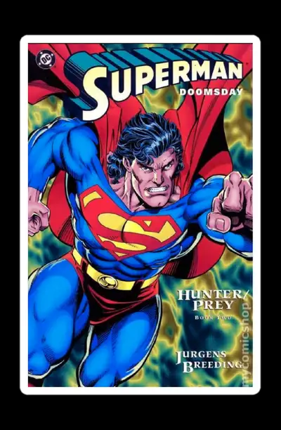 Superman Doomsday Hunter Prey Book Two First Print Jurgens Story Breeding Art