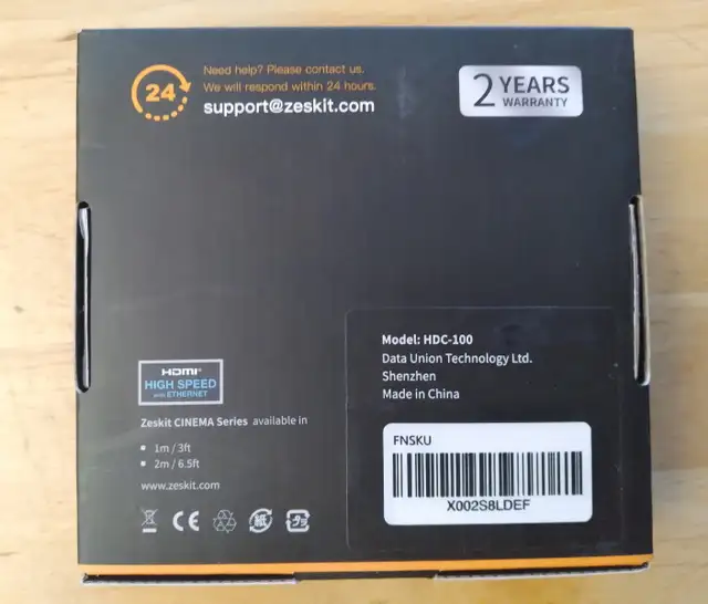 New - High Quality HDMI Cable with Ethernet. in Cables & Connectors in Kitchener / Waterloo - Image 4