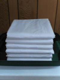Tissu coton blanc de bonne qualité -  coupé et prêt à coudre