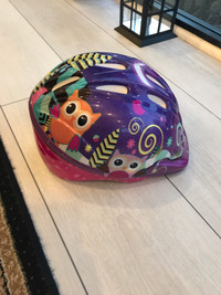 Owl themed Girls Bike Helmet