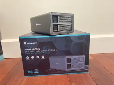 Yottamaster 2 Bay External Hard Drive Enclosure, View more