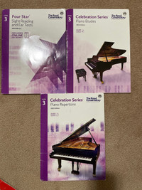 Level 3-7 used piano books 