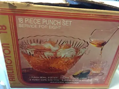 Punch bowl set, View more