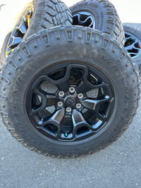 Ram TRX rims with tires