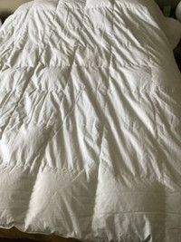 Douillette en duvet pour grand lit,enveloppe 100% coton