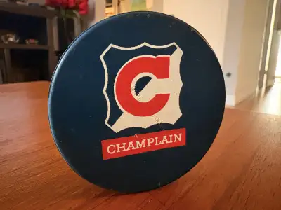 Champlain oil 70’s World Hockey Association  NORDIQUES puck., View more