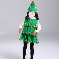 Christmas Tree costume clothes dress/ Kid/ girl /toddlerler