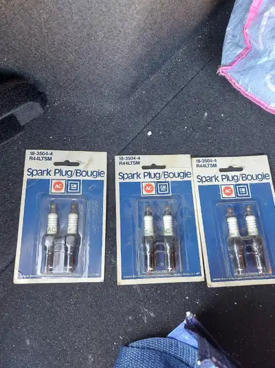 new spark plugs bougies neuves