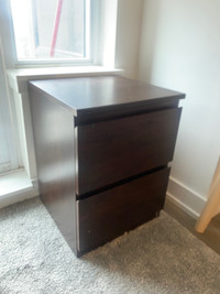 IKEA malm 2 drawer chest night stand 