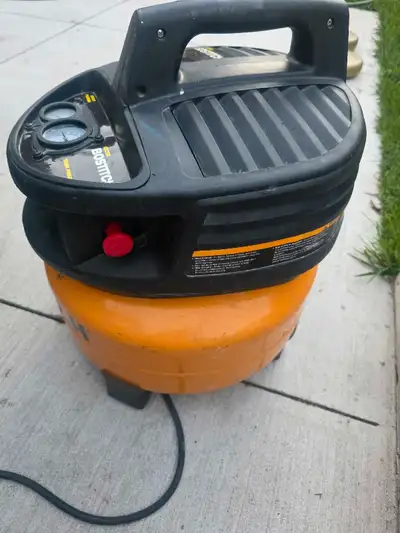 This is a used Bostitch air compressor, perfect for various inflation tasks and small jobs around th...