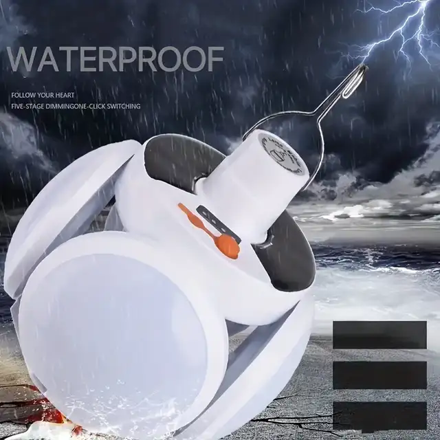 Lanterne lampe ventilateur camping  solaire LED fan solar lamp in Indoor Lighting & Fans in Laval / North Shore - Image 8