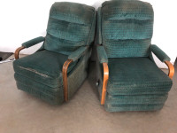 Pair of Rocking Recliners