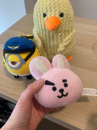 $10 for 3 assorted plushies 