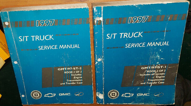 1997 S/T Truck GMC  CHEVROLET Service Manual Set in Other in Kingston
