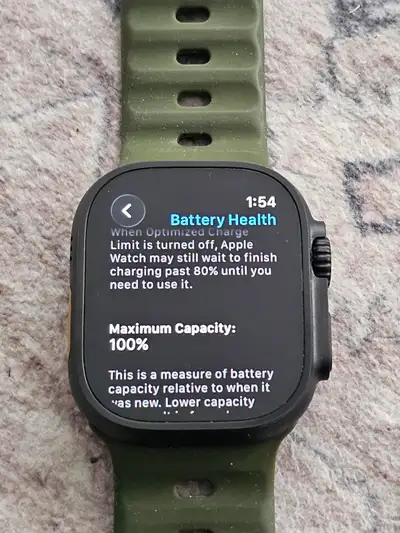 Apple Watch Ultra 3 - 100% battery health - Dec 2026 Warranty, View more