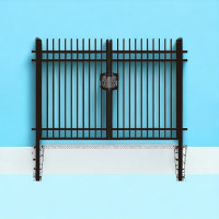 Value Industrial 8'x6' Ornamental Fence Bundle: 328FT, 40 Panels
