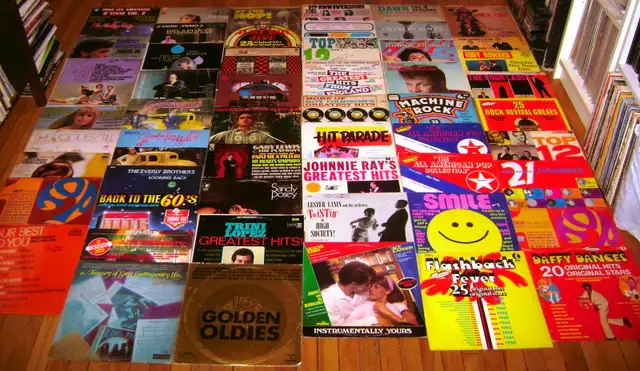 60 Rock/Pop Vinyl Records from the 1950s and 1960s (Lot 2)