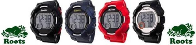BRAND NEW ROOTS GARIBALDI DIGITAL WATER PROOF SURF DIVE WATCHES in Water Sports in City of Toronto