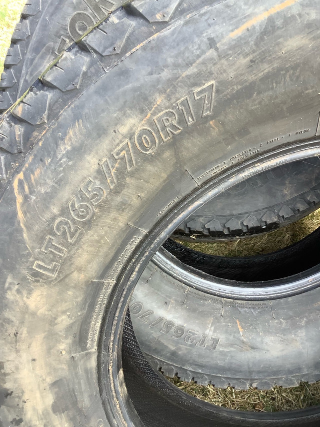 LT 265-70 17 tires for sale  in Tires & Rims in Saint John - Image 2