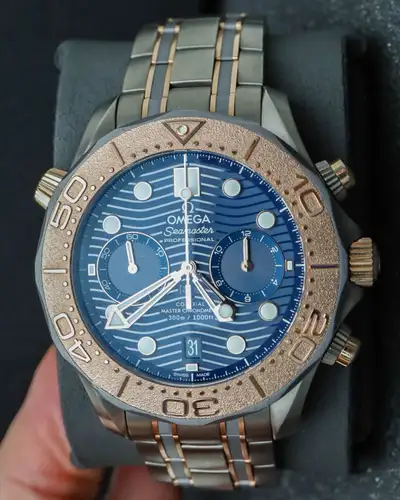 Omega Seamaster Chrono Titanium & Sedna Gold Complete Kit, View more