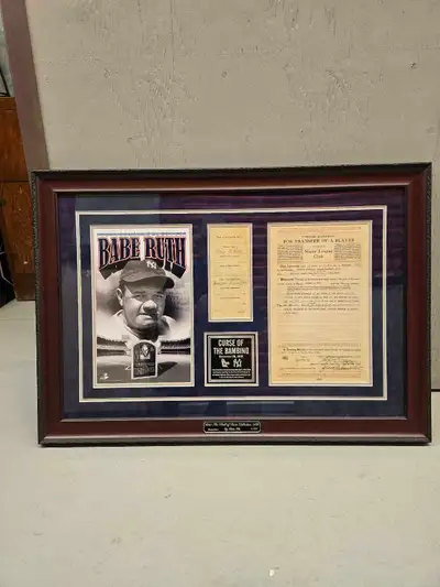 Babe Ruth Transfer Agreement , View more