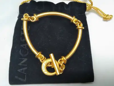Beautiful Vintage Designer Bracelet Signed, never worn, View more