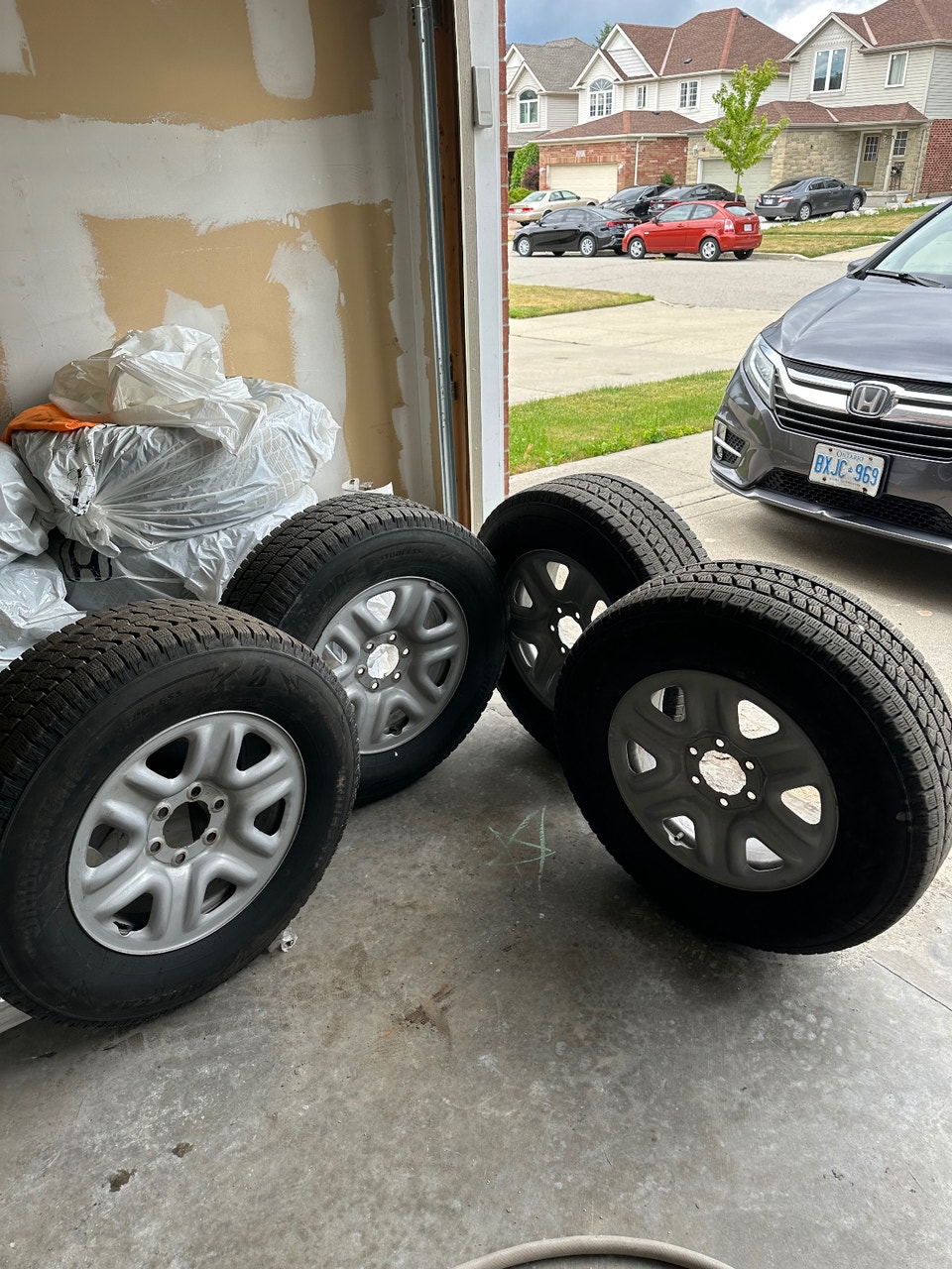 LT265/70R18 Winter Tires on Rims - Fits Many Pickups, Like New | Tires ...