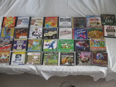 CD-Roms for sale - $2 each, View more