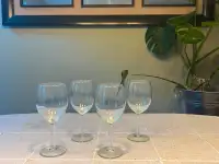 Stemmed wine glasses