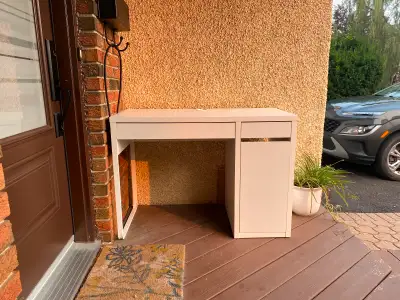 IKEA white desk, View more